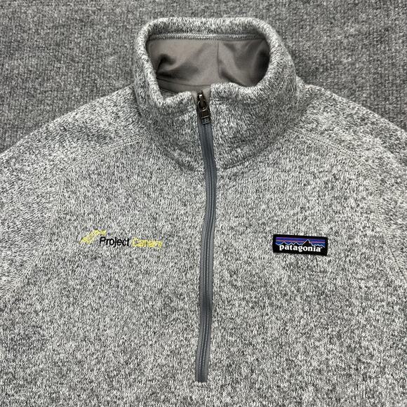 Patagonia Sweater Womens Medium Better Sweater Half Zip Project Canary Pullover - Picture 2 of 10